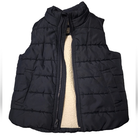 Gap Puffer Sherpa Vest - Picture 1 of 4